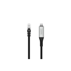 USB-C - RJ45 CAT 6A S/FTP Cable, 1 Gbit/s, 15m USB 3.2 Gen1, LSZH jacket
