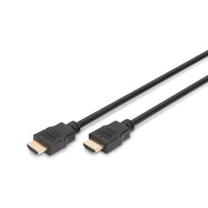 Digitus HDMI Premium High Speed Connection Cable, Type A M/M, 3.0m, Ultra HD, 4K@30Hz, gold, bl