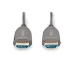 Digitus HDMI AOC Connection Cable, Type A M/M, 20.0m, Ultra HD, 8K@60 Hz, gold, bl