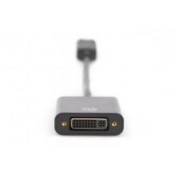 Digitus DisplayPort Adapter Cable, Type DP-DVI (24+5) M/F, 0.15m,w/interlock, DP 1.1a, bl