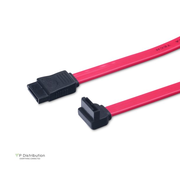 Digitus SATA connection cable, L-type F/F, 0.5m, 90 l-angled - straight, SATAII/III, re