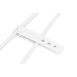 Digitus USB Silicone charging cable, USB-A - Lightning 1m, USB 2.0, 12W, white