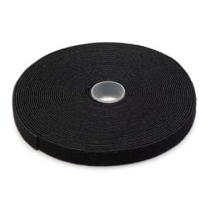 Digitus Hook-and-loop fastener tape fabric, 10m x 15mm x 2.6mm, on roll, bl