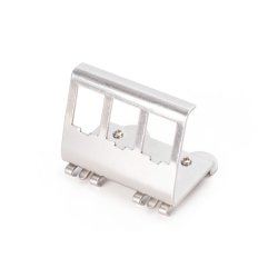 DIN rail adapter for 3x Keystone module