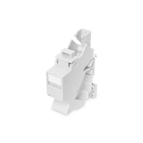 DIN-Rail Adapter for 1x Keystone Module, IP20 labeling field, dust cover, suit. for DN-93617