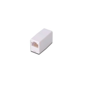 CAT 5e Modular Coupler, unshielded RJ45 to RJ45, color white