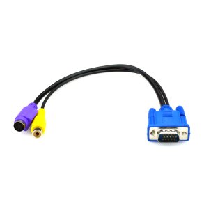 Black Box ADAPTER CABLE VGA TO  COMPOSITE AND S-VIDEO, 32CM
