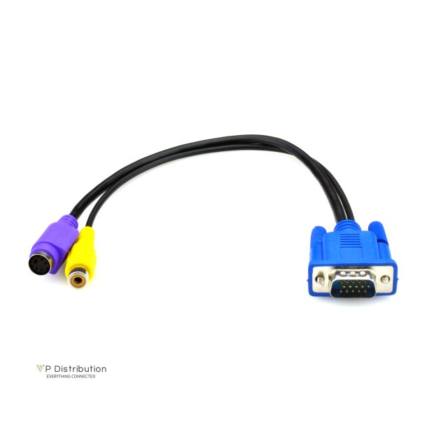 Black Box ADAPTER CABLE VGA TO  COMPOSITE AND S-VIDEO, 32CM