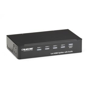 Black Box 1 X 4 Hdmi Splitter W/ Audio