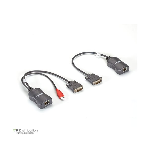 Black Box Line Powered Dvi Extender Pair