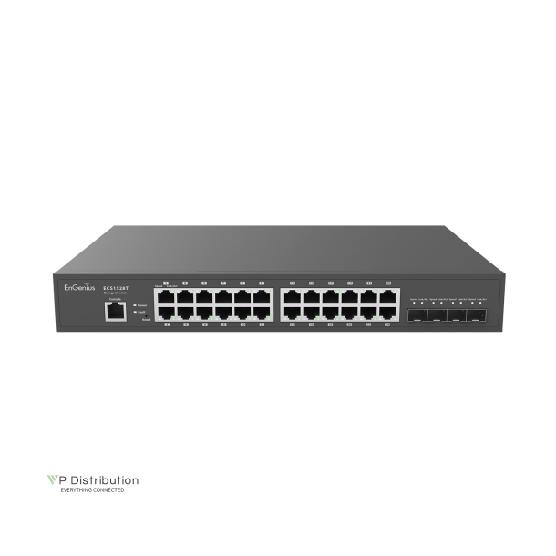 EnGenius Switch full managed 28 Port &bull 24x 1 GbE &bull 4x SFP &bull 13 &bull L&uuml;fterlos &bull ECS1528T &bull EnGenius Cloud