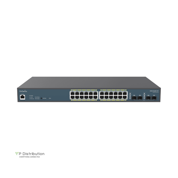 EnGenius FIT Switch 24-port GbE PoE.af/at( ) 185W 4xSFP - EWS7928P-FIT