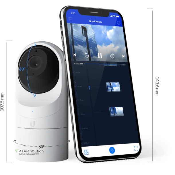 Ubiquiti UniFi Video Camera G5-Flex / Outdoor / Full HD / PoE / Flexible Installation / UVC-G5-FLEX