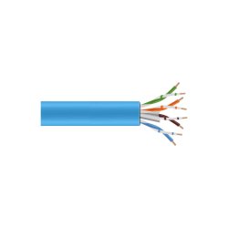 Black Box Gigatrue Cat6A Strd Unshld Pvc Bulk Cable, 1000' Blue