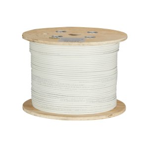 Black Box Gigatrue Cat6A Strd Unshld Pvc Bulk Cable, 1000' White