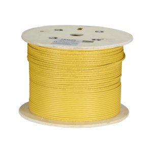 Black Box Gigatrue Cat6A Strd Shld Pvc Bulk Cable, Sftp 1000' Yellow