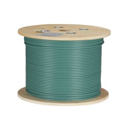 Black Box Cat6A Solid Plenum 1000' Green