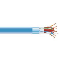 Black Box Cat6A Shld Bulk Cable F/Utp 1000' Plenum Blue