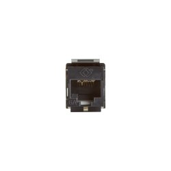 Black Box Cat6A Keystone Jack, Black