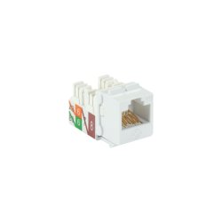 Black Box Cat6A Keystone Jack 25 Pack - White