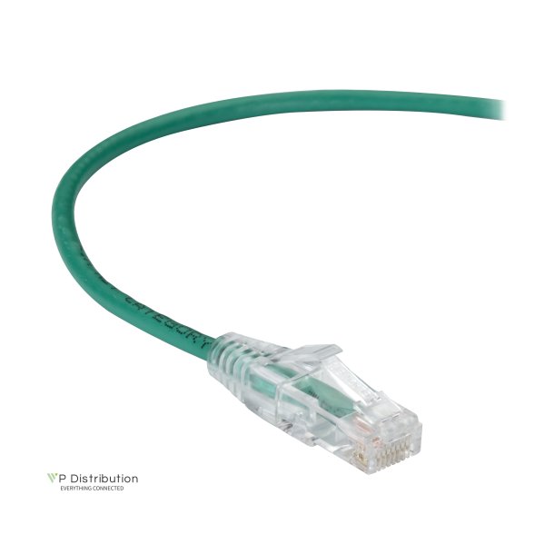 Black Box SLIM-NET CAT6A PATCH CABLE GREEN 2FT