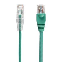 Black Box SLIM-NET CAT6A PATCH CABLE GREEN 4FT