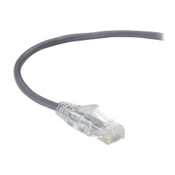 Black Box SLIM-NET CAT6A PATCH CABLE GREY 15FT