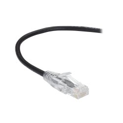Black Box SLIM-NET CAT6 PATCH CABLE BLACK 15FT