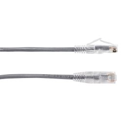 Black Box SLIM-NET CAT6 PATCH CABLE GREY 5FT