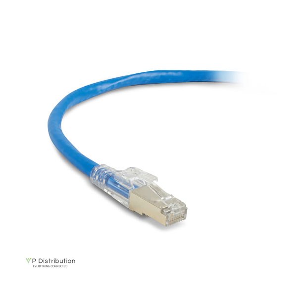 Black Box GIGATRUE 3 CAT6. SHIELDED PATCH CORD BLUE 10FT