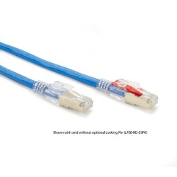 Black Box GIGATRUE 3 CAT6. SHIELDED PATCH CORD BLUE 6FT
