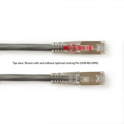 Black Box GIGATRUE 3 CAT6. SHIELDED PATCH CORD GREY 1FT