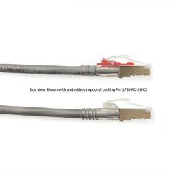 Black Box GIGATRUE 3 CAT6. SHIELDED PATCH CORD GREY 3FT