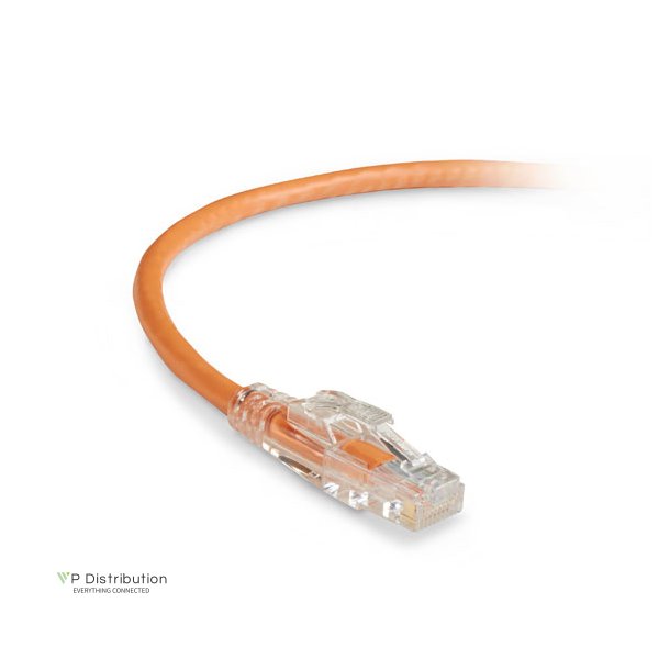 Black Box GIGATRUE 3 CAT6. SHIELDED PATCH CORD ORANGE 10FT