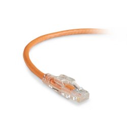 Black Box GIGATRUE 3 CAT6. SHIELDED PATCH CORD ORANGE 6FT