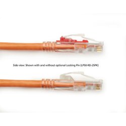 Black Box GIGATRUE 3 CAT6. SHIELDED PATCH CORD ORANGE 6FT