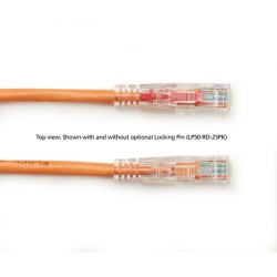 Black Box GIGATRUE 3 CAT6. SHIELDED PATCH CORD ORANGE 6FT