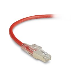 Black Box GIGATRUE 3 CAT6. SHIELDED PATCH CORD RED 3FT