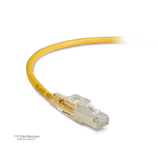 Black Box GIGATRUE 3 CAT6. SHIELDED PATCH CORD YELLOW 3FT