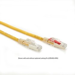 Black Box GIGATRUE 3 CAT6. SHIELDED PATCH CORD YELLOW 3FT