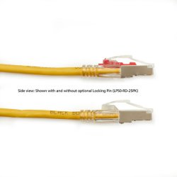 Black Box GIGATRUE 3 CAT6. SHIELDED PATCH CORD YELLOW 3FT