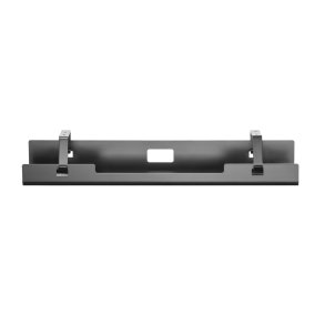 Cablio cable tray and power strip holder, Black
