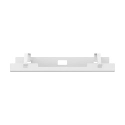 Cablio cable tray and power strip holder, White