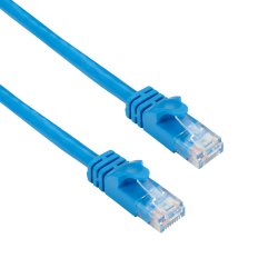 Black Box CAT6A PATCH CABLE, UTP, PVC, SNAGLESS, BLUE, 3FT