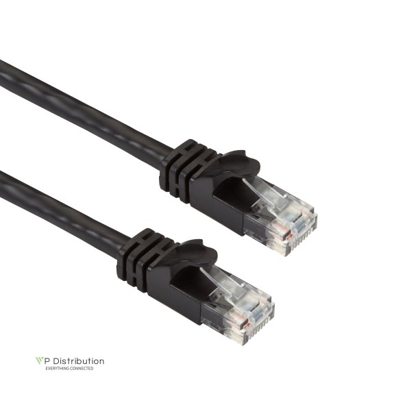 Black Box CAT6A PATCH CABLE, UTP, PVC, SNAGLESS, BLACK, 5FT