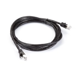 Black Box CAT6A PATCH CABLE, F/UTP, PVC, SNAGLESS, BLACK, 10FT