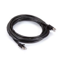 Black Box CAT6A PATCH CABLE, F/UTP, PVC, SNAGLESS, BLACK, 14FT