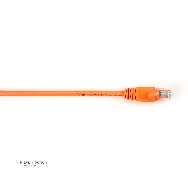 Black Box BBXCONN CAT6 PATCH CBL-UTP PVC SNAGLESS ORANGE 3 FT