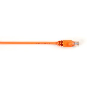 Black Box BBXCONN CAT6 PATCH CBL-UTP PVC SNAGLESS ORANGE 1 FT