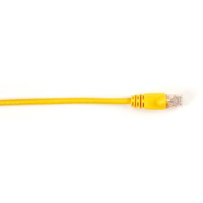 Black Box BBXCONN CAT6 PATCH CBL-UTP PVC SNAGLESS YELLOW 25 FT